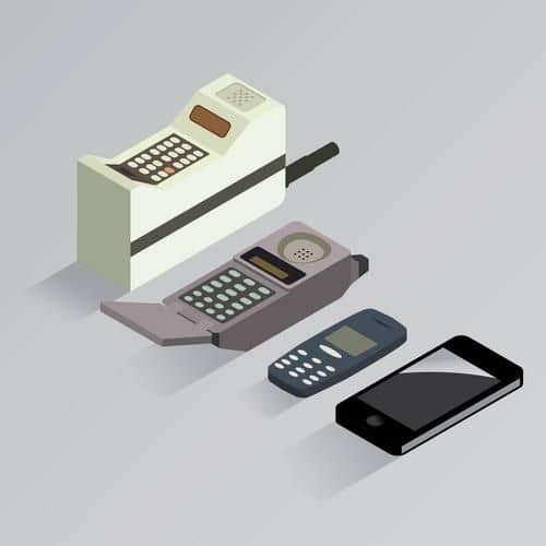 History of Mobiles - brick to iphone